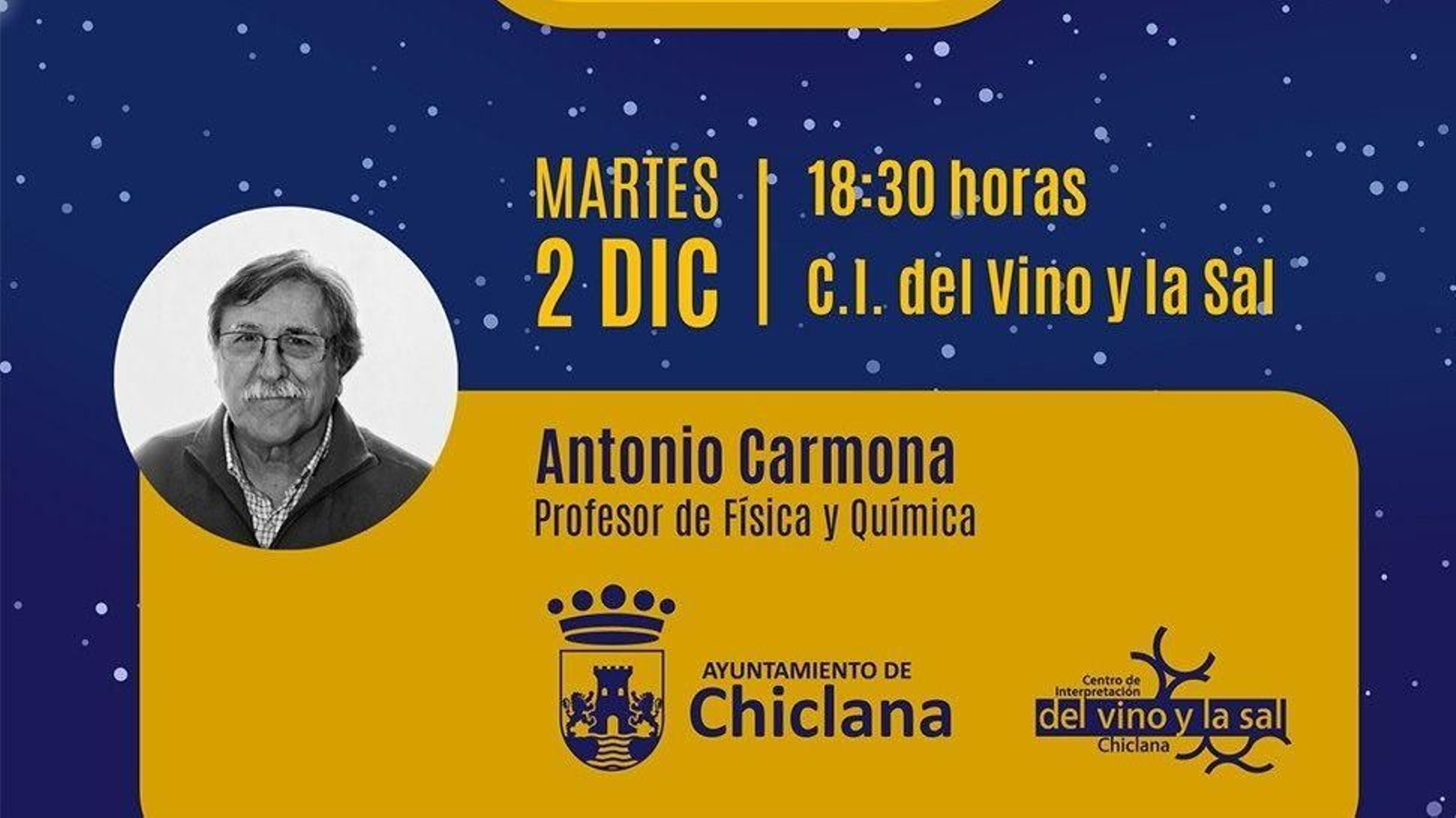 Cartel de la conferencia.