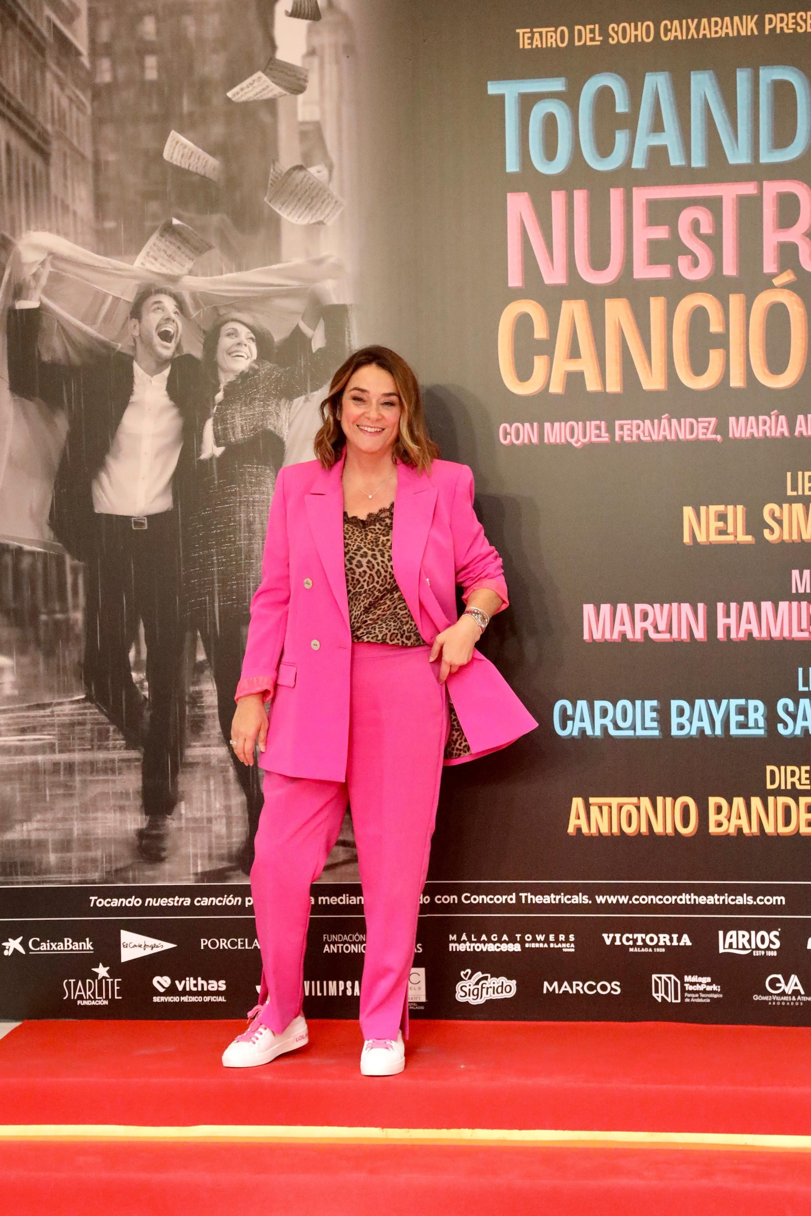 Toñi Moreno en el estreno.