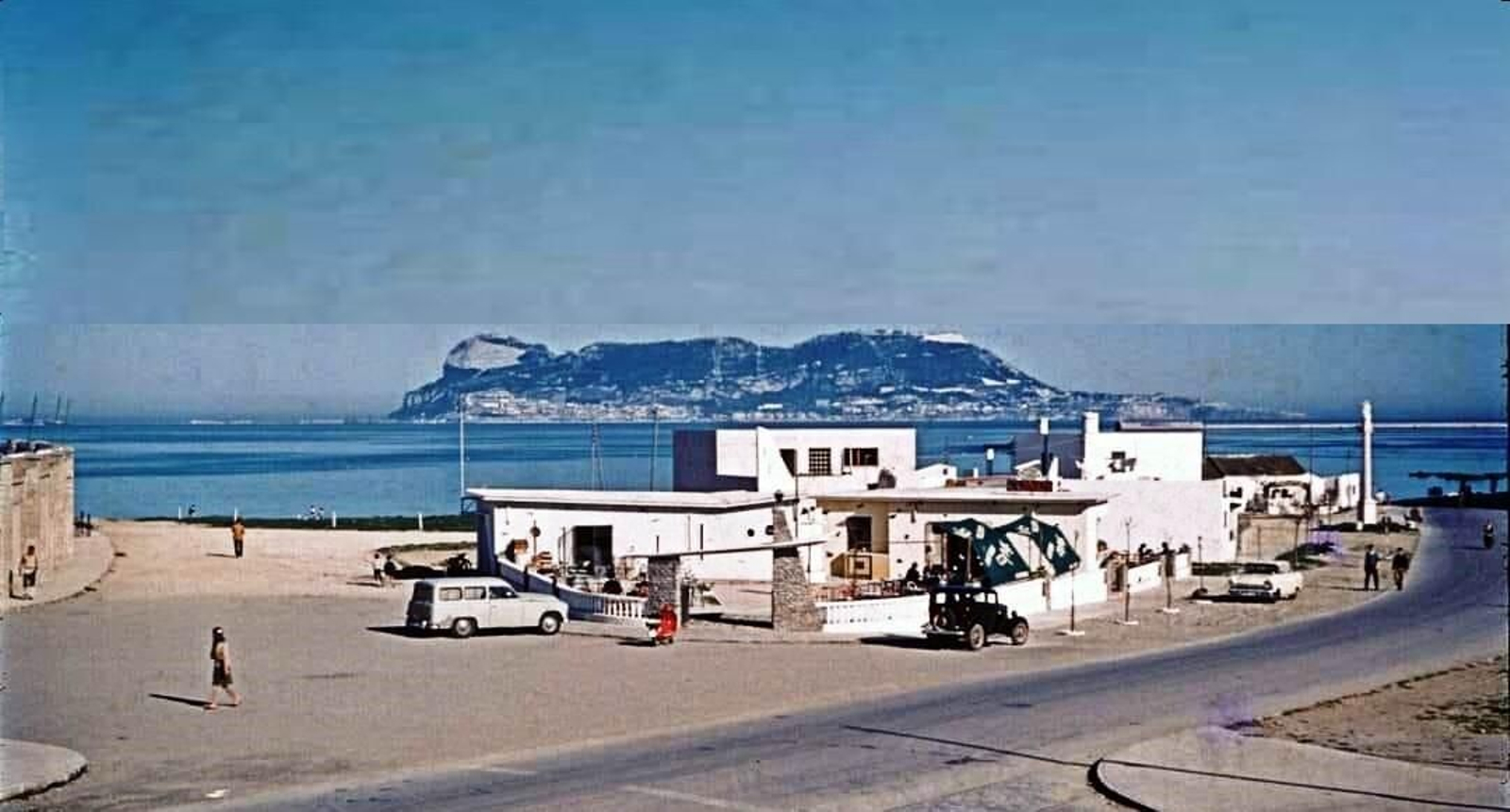 El Peñón desde El Mirador hacia 1960. El Peñón desde El Mirador hacia 1960.
