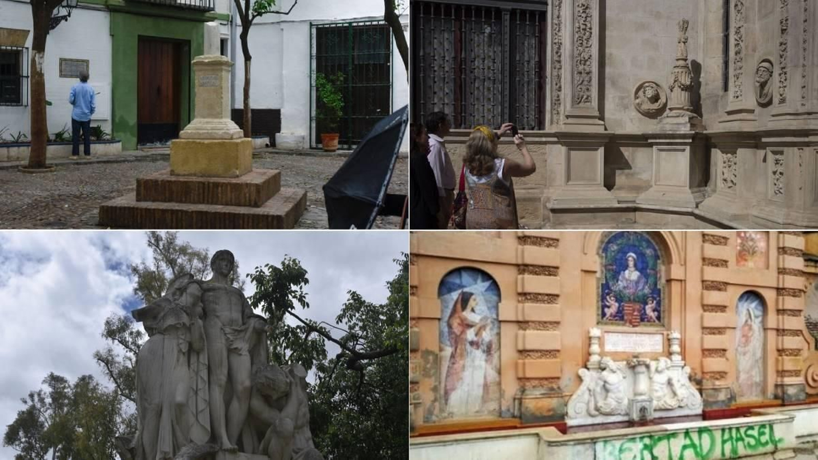 Varios casos vandalismo en el centro de Sevilla