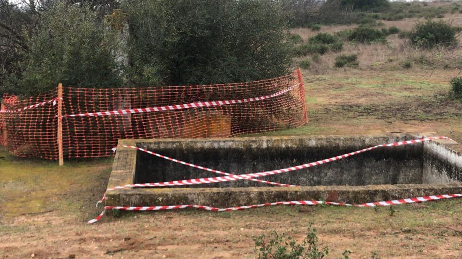 Un pozo fotografiado en el entorno de Doñana.