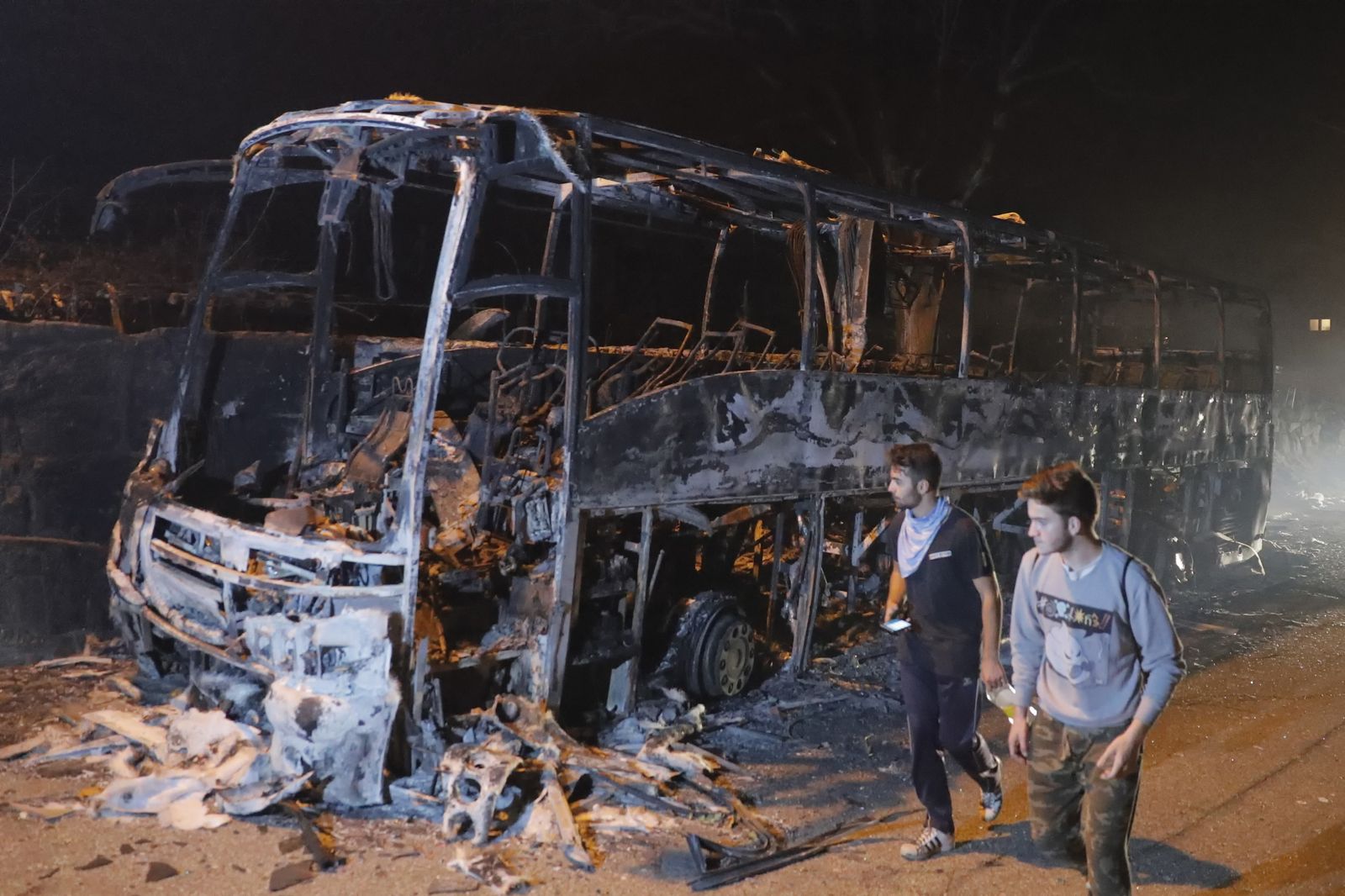 Los incendios declarados en Galicia, en imágenes