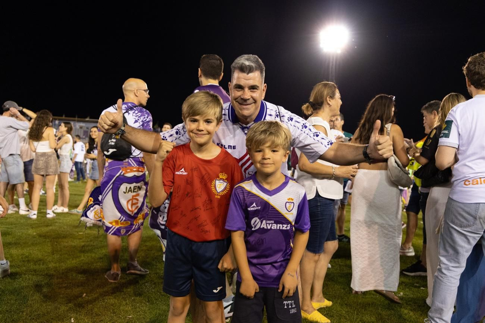 La celebración del Real Jaén.