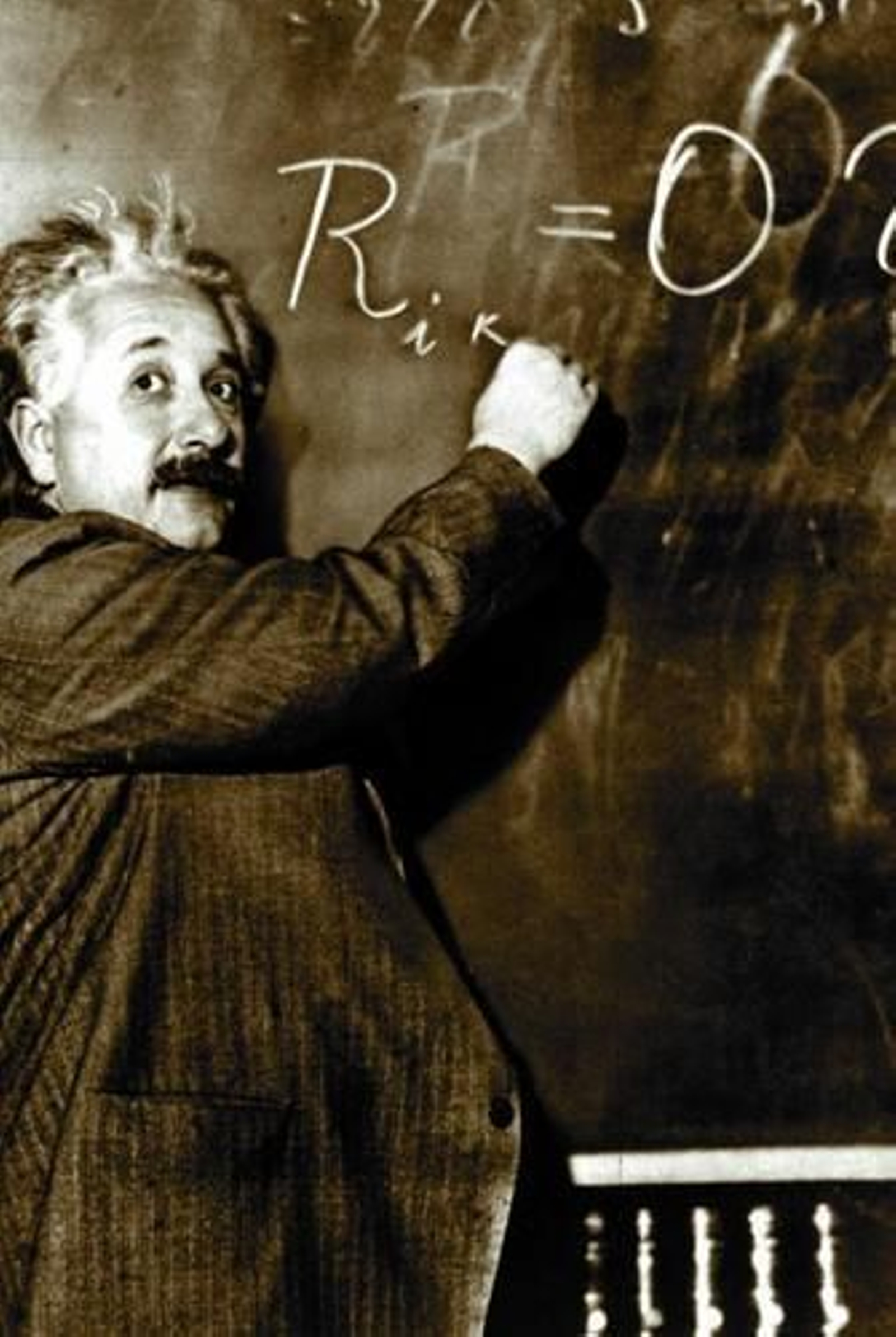 El científico que descubrió la Teoría de la Relatividad en una de sus clases magistrales.