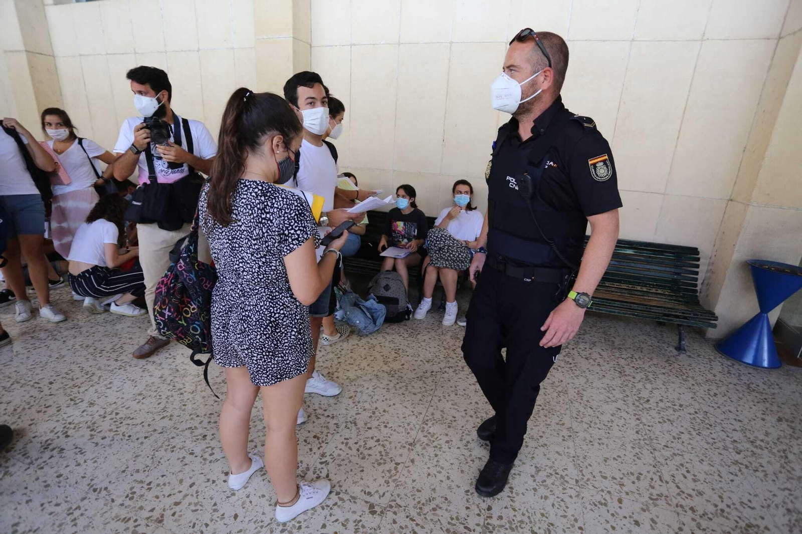 Arranca la Selectividad del coronavirus y las mascarillas en Málaga, en fotos