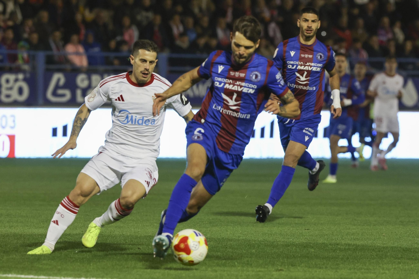 Las fotos del Extremadura-Sevilla