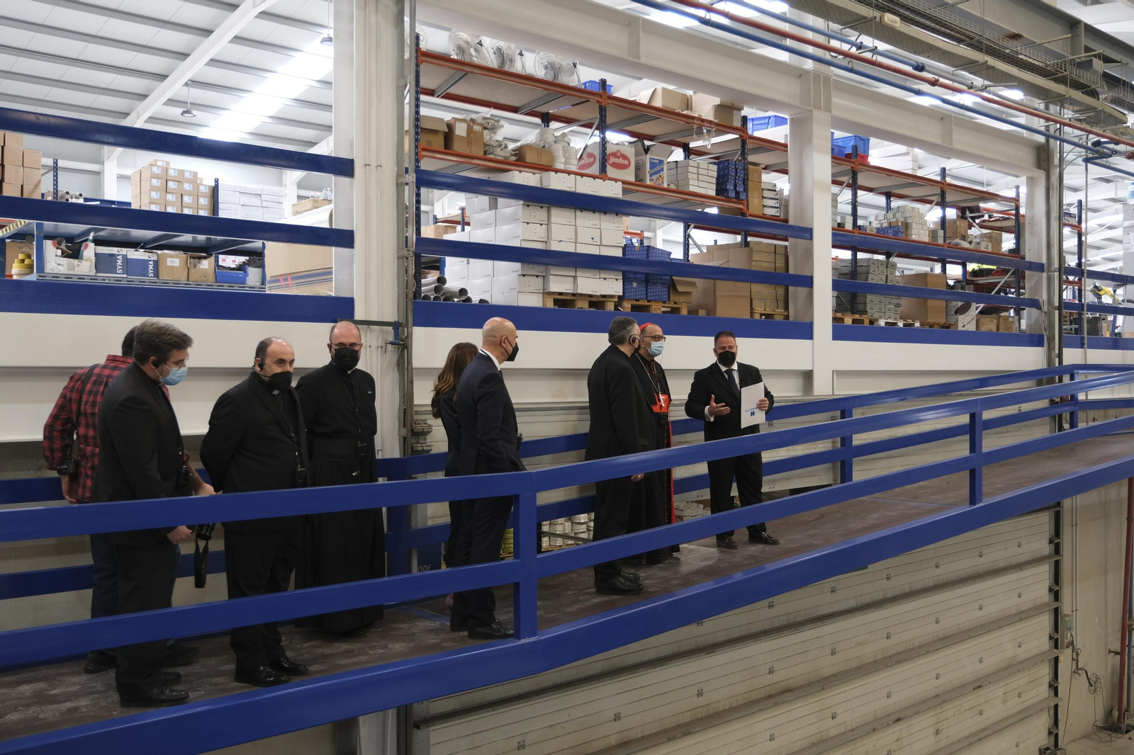 Bendición de las instalaciones de Hydrodiseño, en Huércal Overa (Almería)