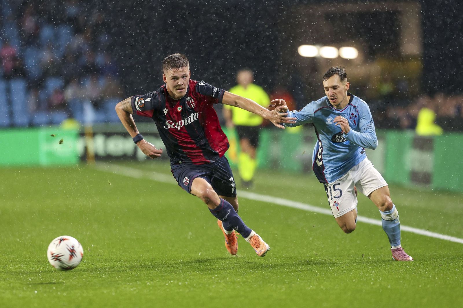 Bryan Zaragoza, en acción.