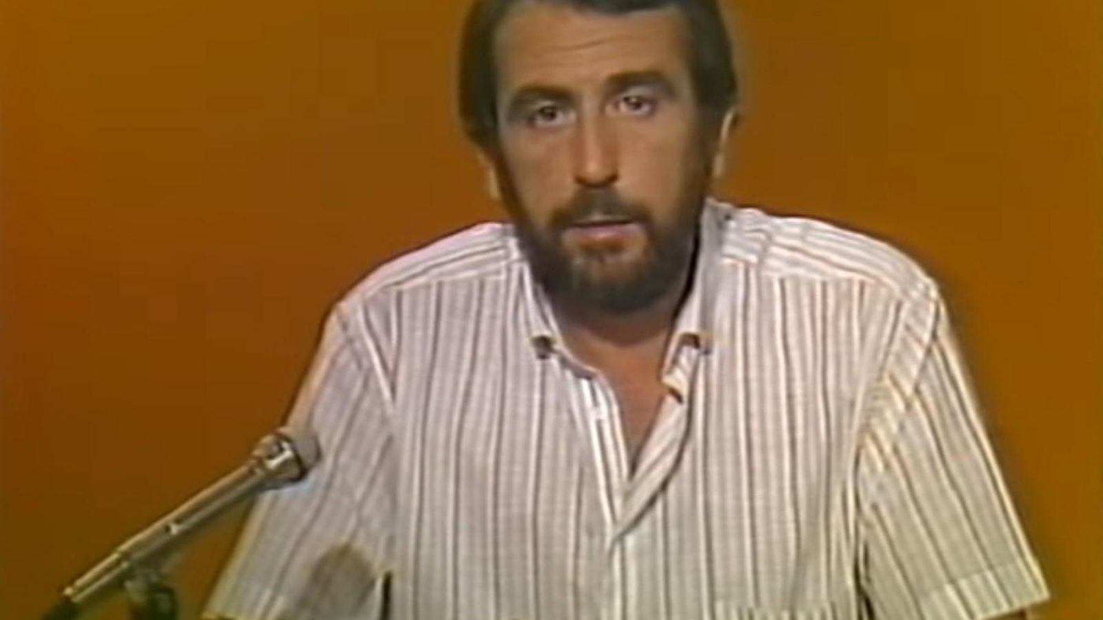 Juan Teba en la conducción de aquel informativo del 27 de septiembre del 84 sobre la cogida mortal de Paquirri