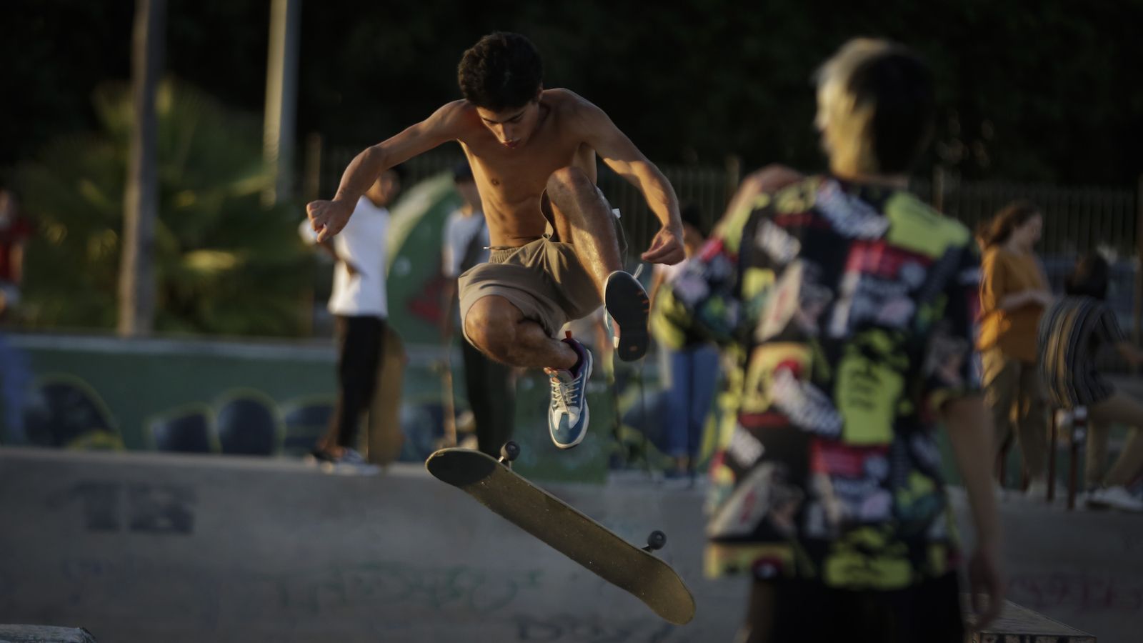 Agosto en Sevilla: el skatepark de Plaza de Armas