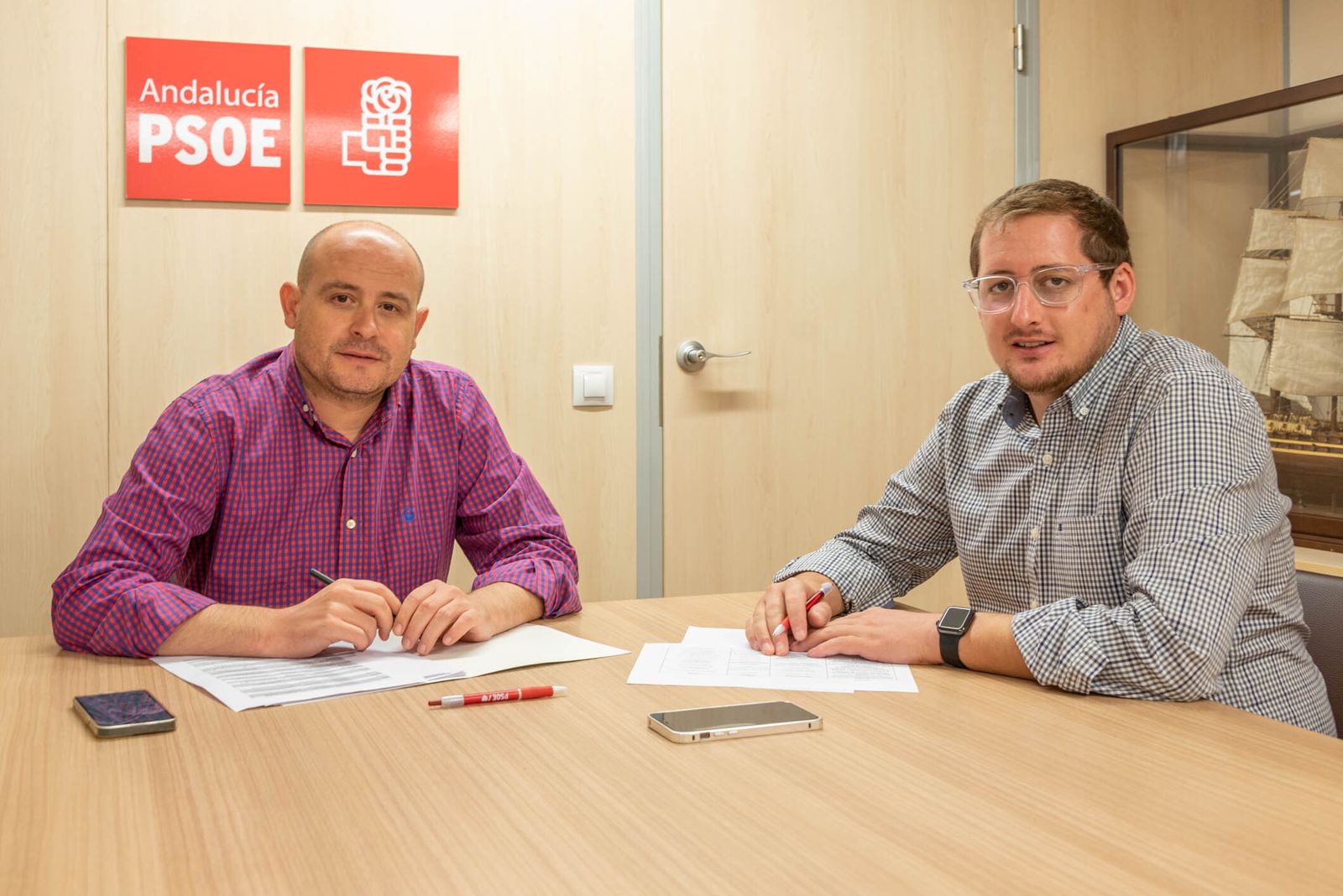 Antonio Martínez e Ismael Gil.