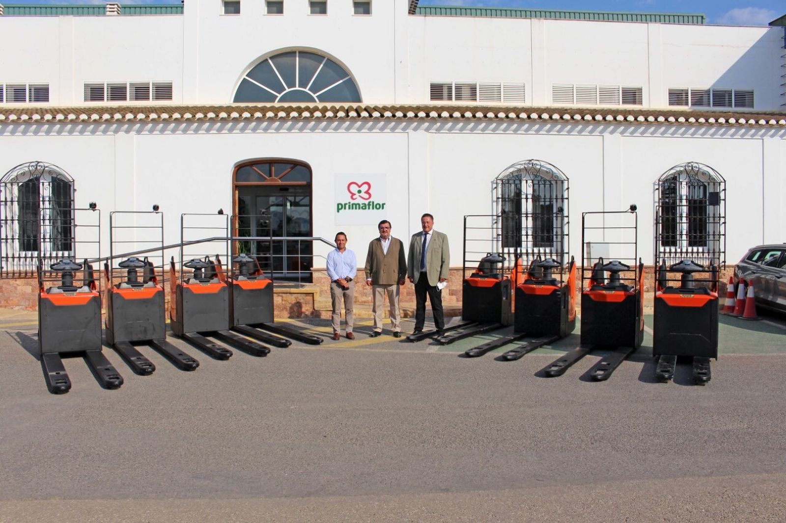 Transpaletas de litio en las instalaciones de Primaflor