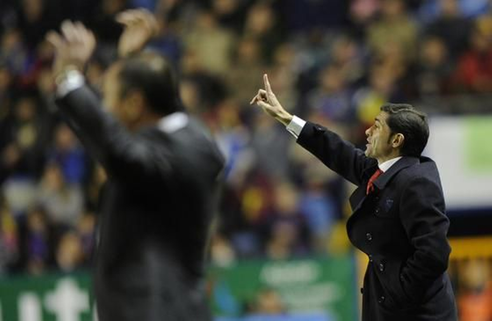 Los entrenadores de ambos conjuntos.

Foto: AFP
