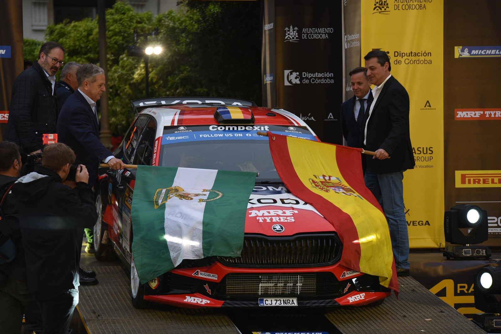 Las mejores fotos de la ceremonia de salida del Rallye Sierra Morena 2025