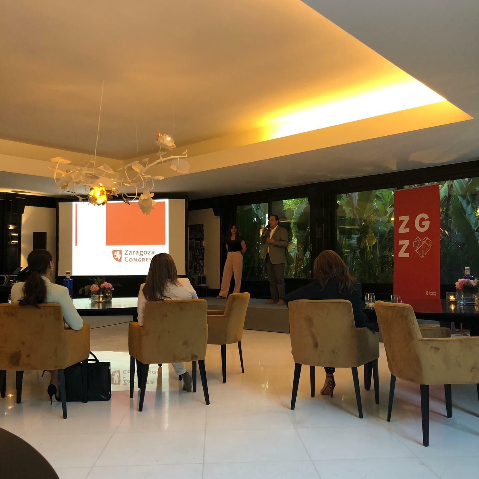 Un momento de la presentación en Málaga previo al espectáculo