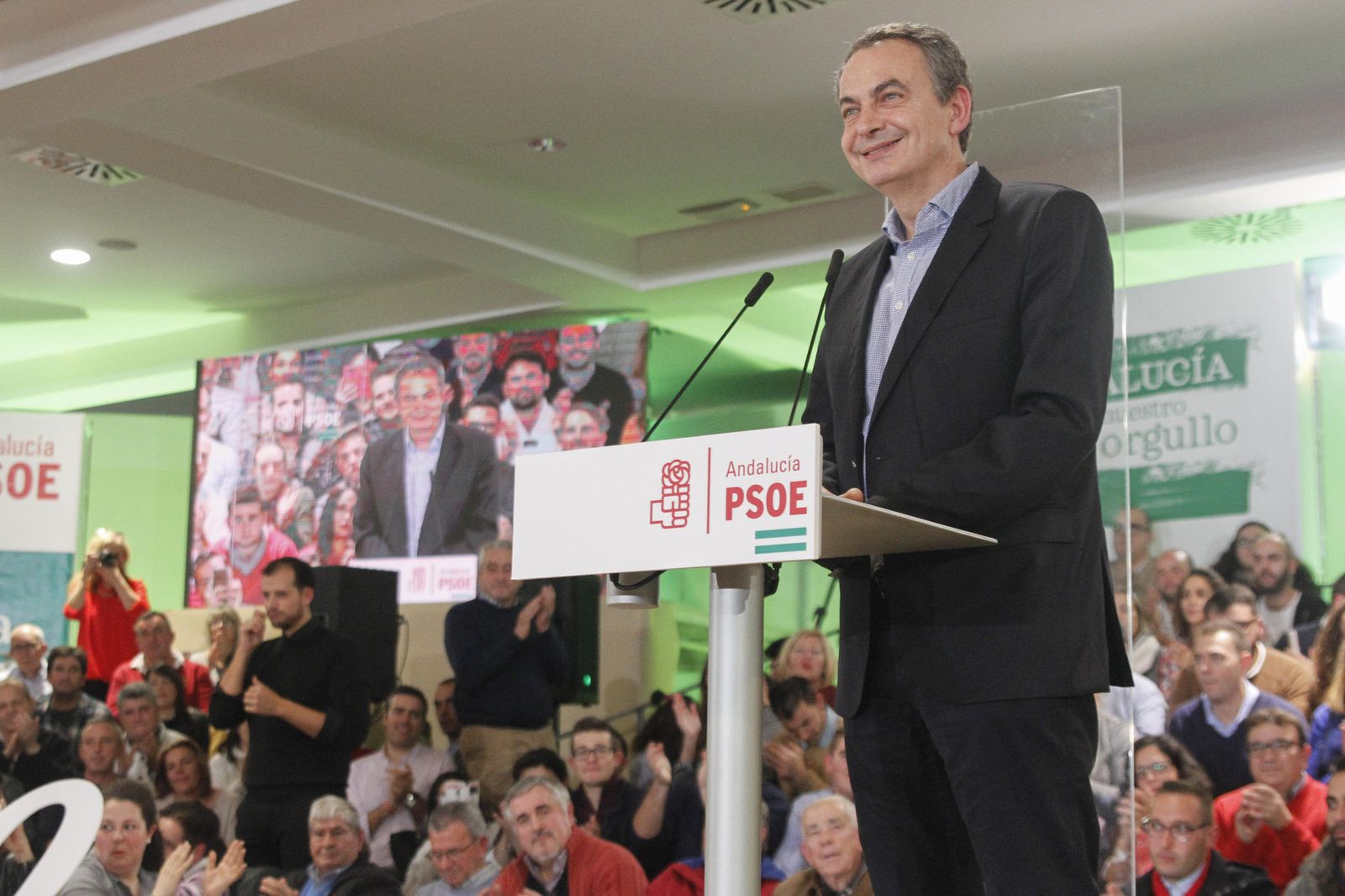 Susana Díaz y Zapatero, juntos en Jaén