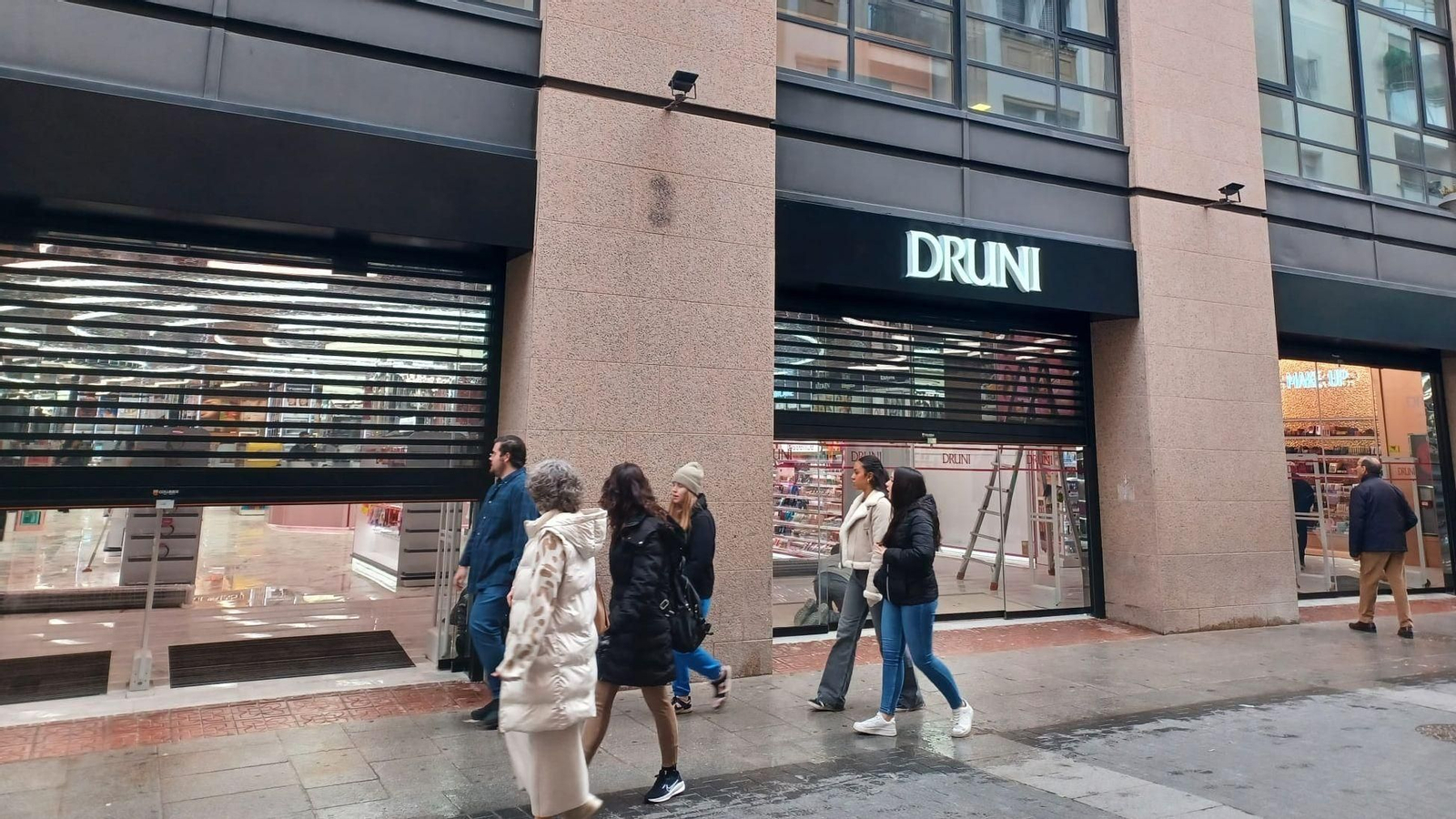 Fachada de Druni, en la calle Gondomar.