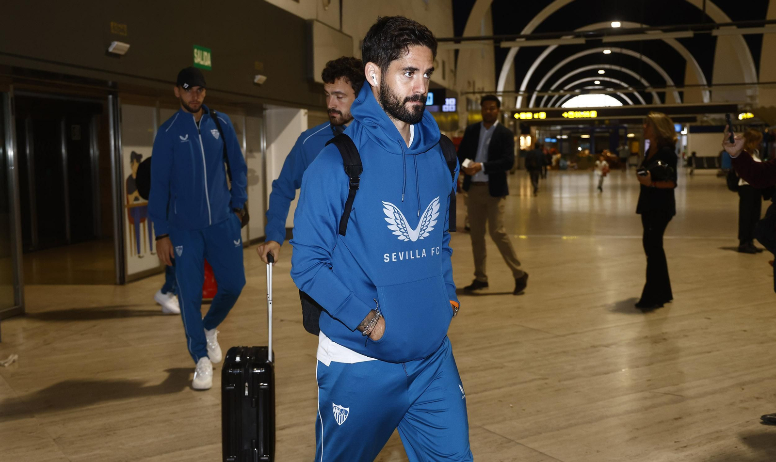 Las imágenes del viaje del Sevilla a Dortmund