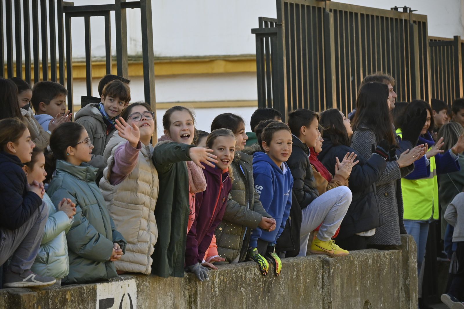 Imágenes del simulacro de incendio en el Funcadia