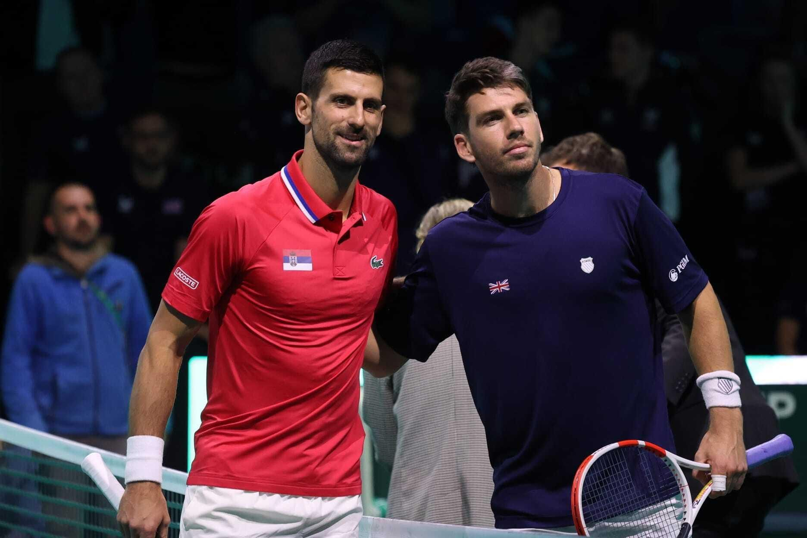 Copa Davis: El show de Djokovic en Málaga, en fotos