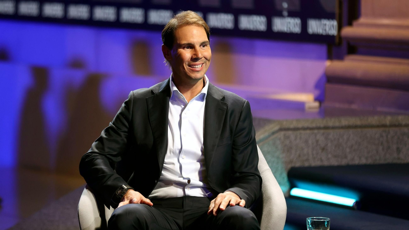 Nadal, durante la entrevista de 'Universo Valdano'