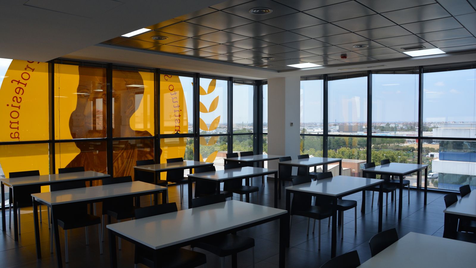 Detalle de las aulas.