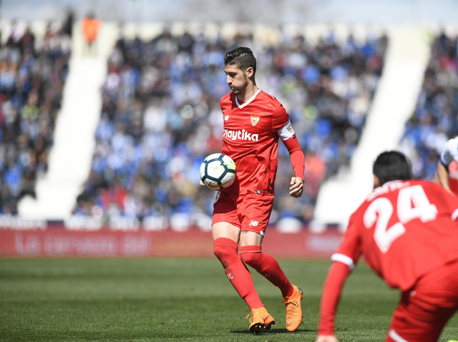 Las imágenes del Leganés-Sevilla