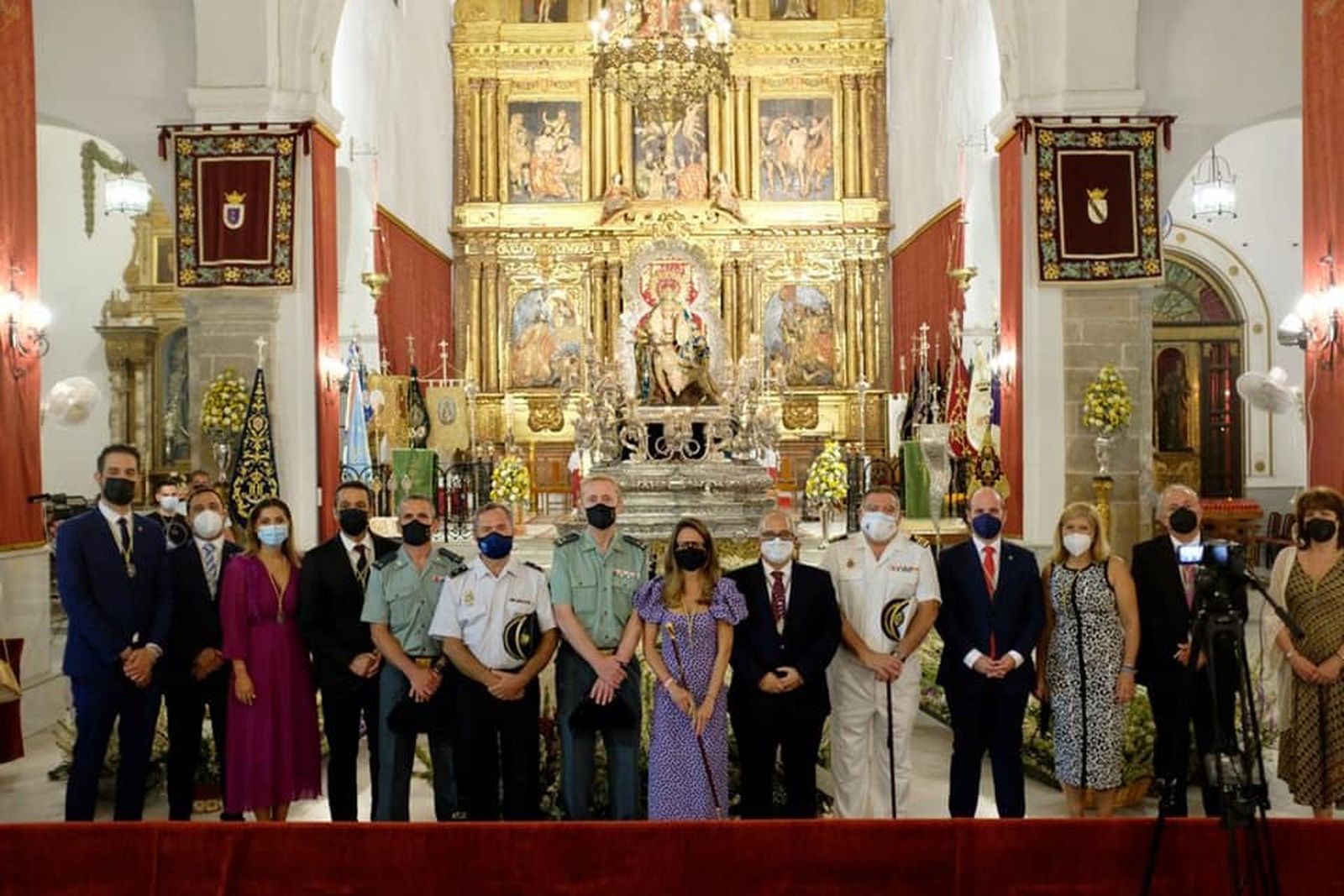 Ofrenda a la Virgen de las Angustias, patrona de Ayamonte