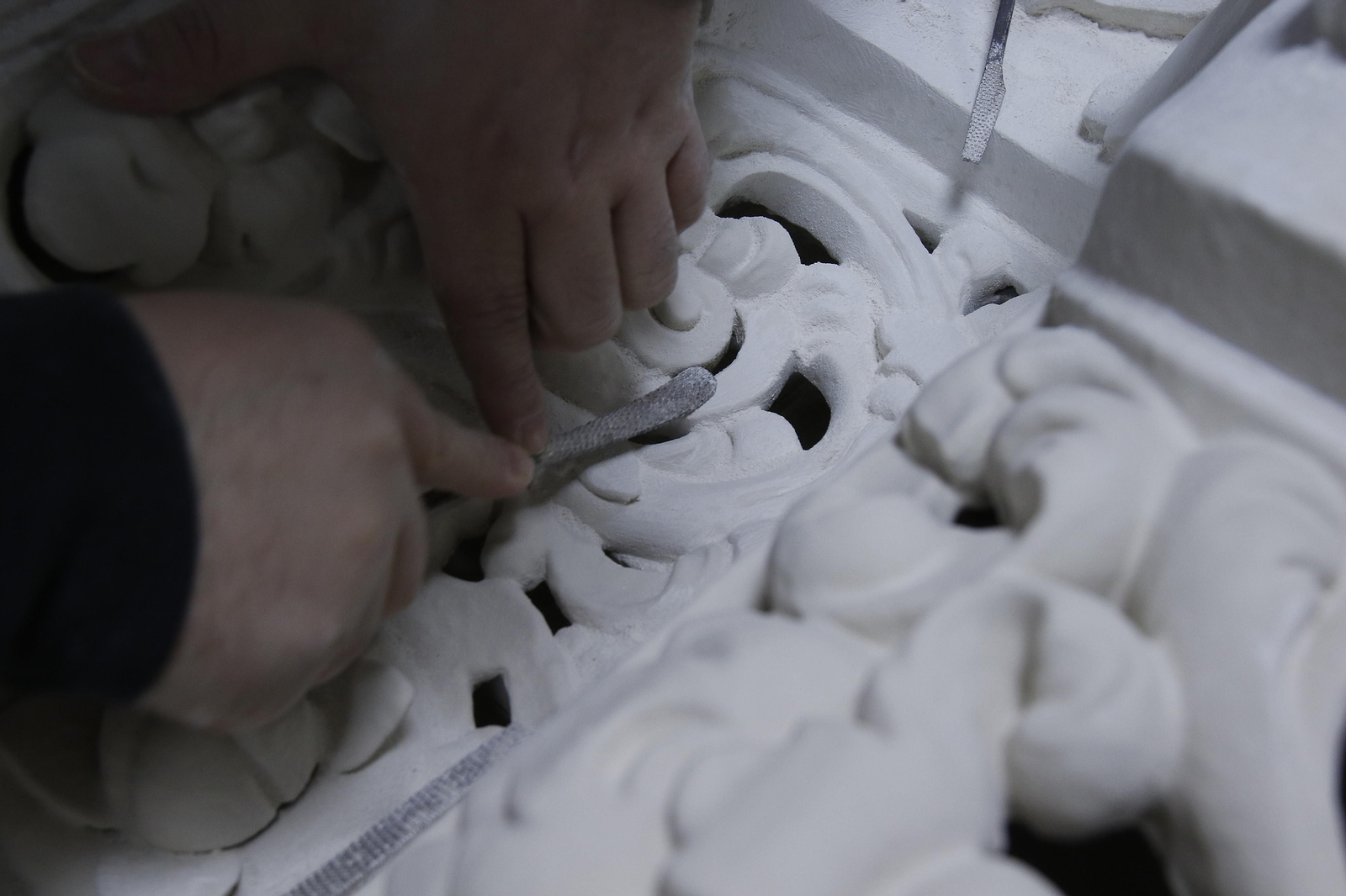 Restauración del paso de La Mortaja