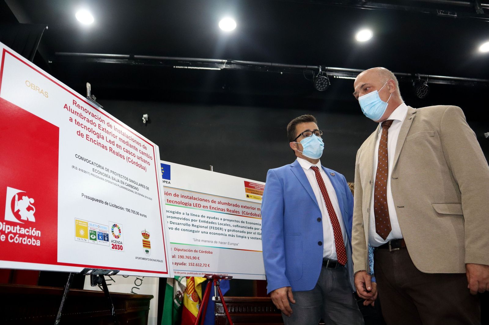 Gabriel González y Antonio Ruiz en Encinas Reales.