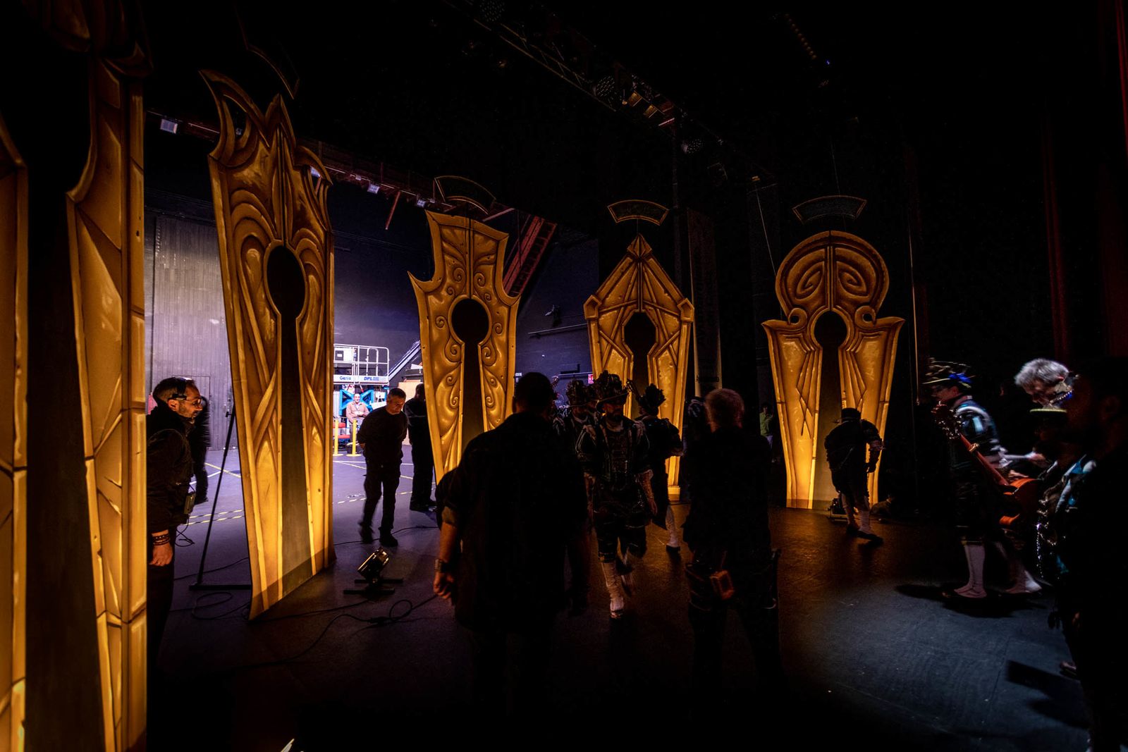 Ambiente en la trasera del Falla durante sexta función clasificatoria del COAC 2019