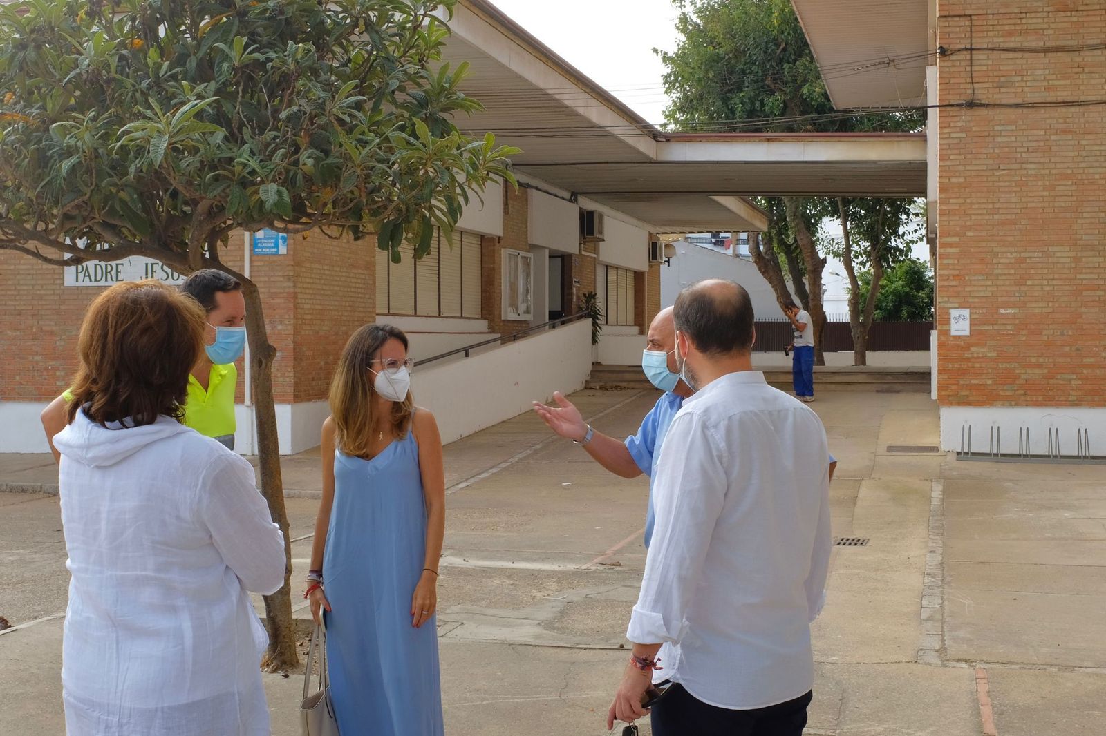 Natalia Santos y Remedios Sánchez visitaron los centros educativos de Ayamonte