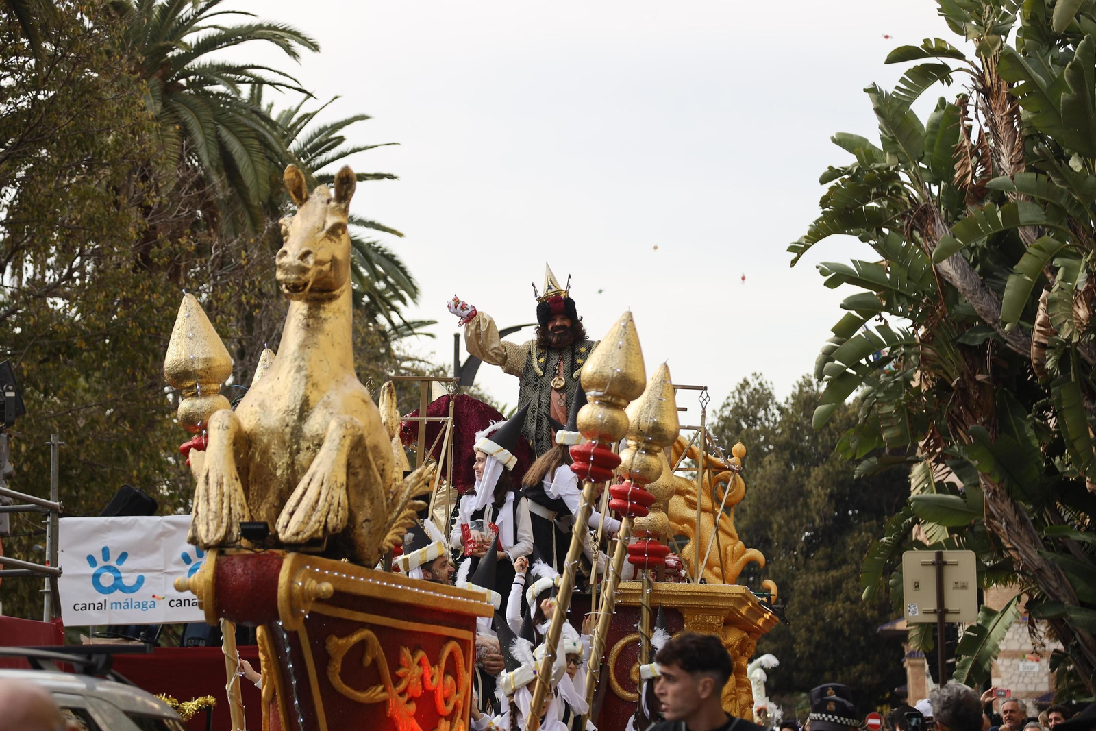La Cabalgata de Reyes Magos de Málaga, en imágenes