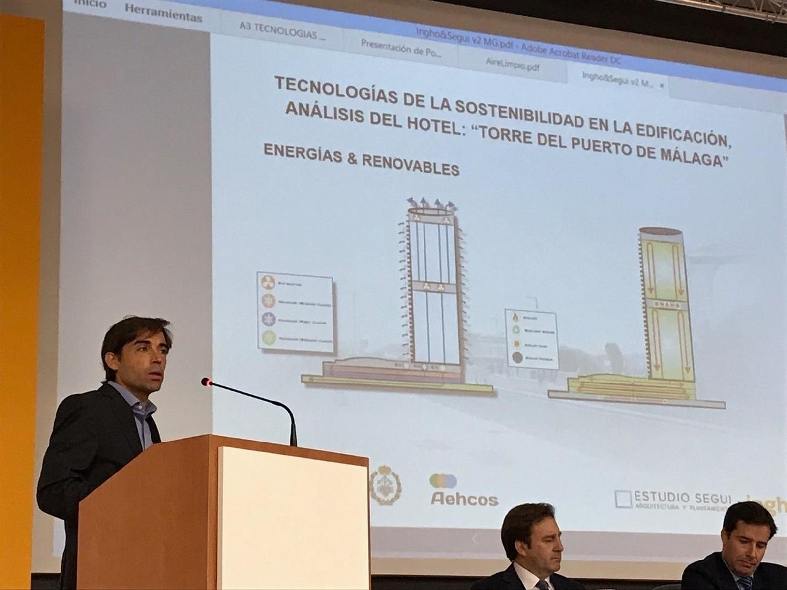 Intervención de Manuel Gallardo, ayer.