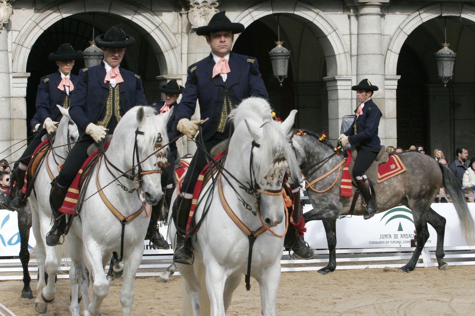 El espectáculo ecuestre.