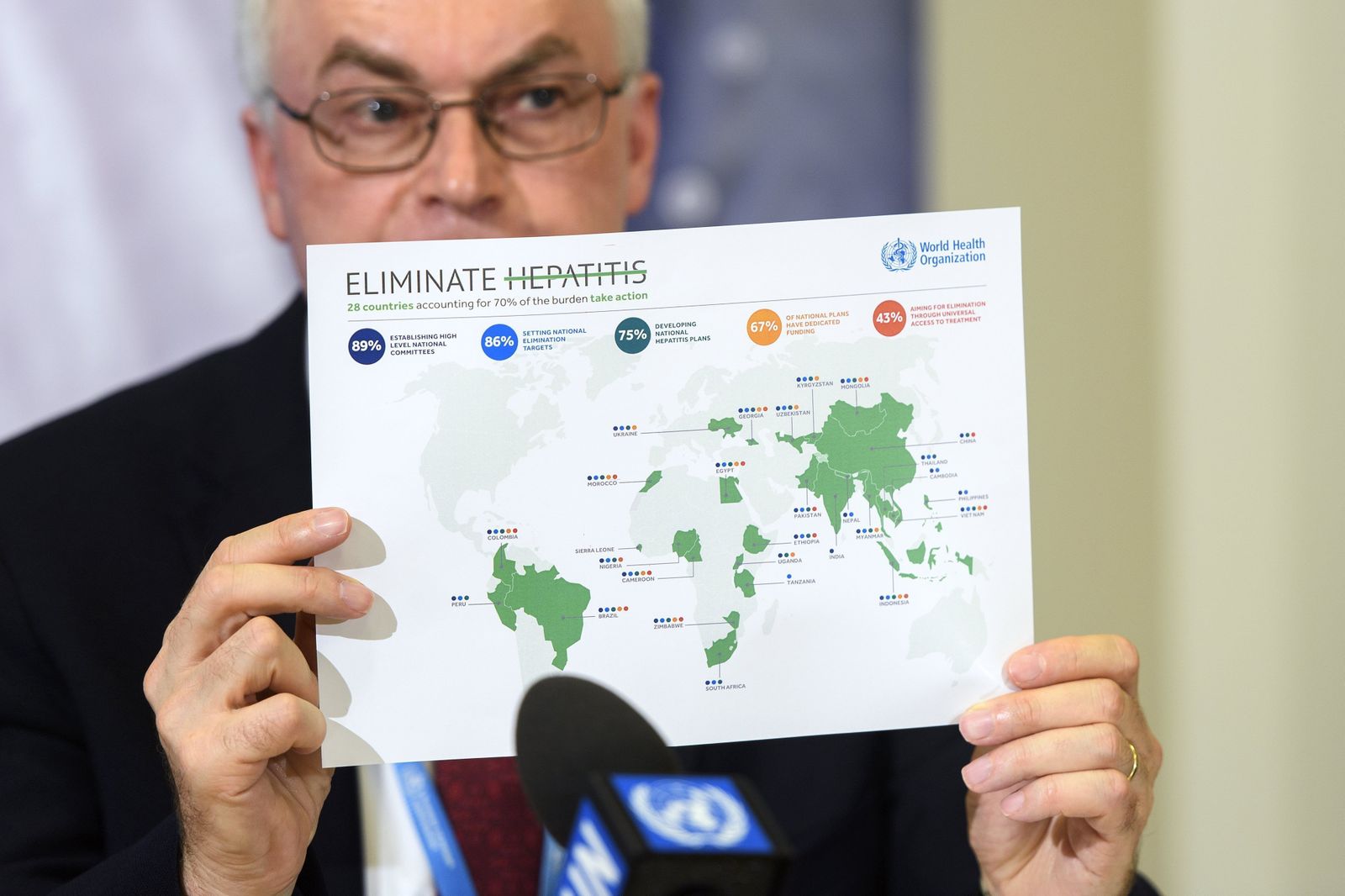 El responsable del Programa Mundial de la Hepatitis de la OMS, Marc Bulterys