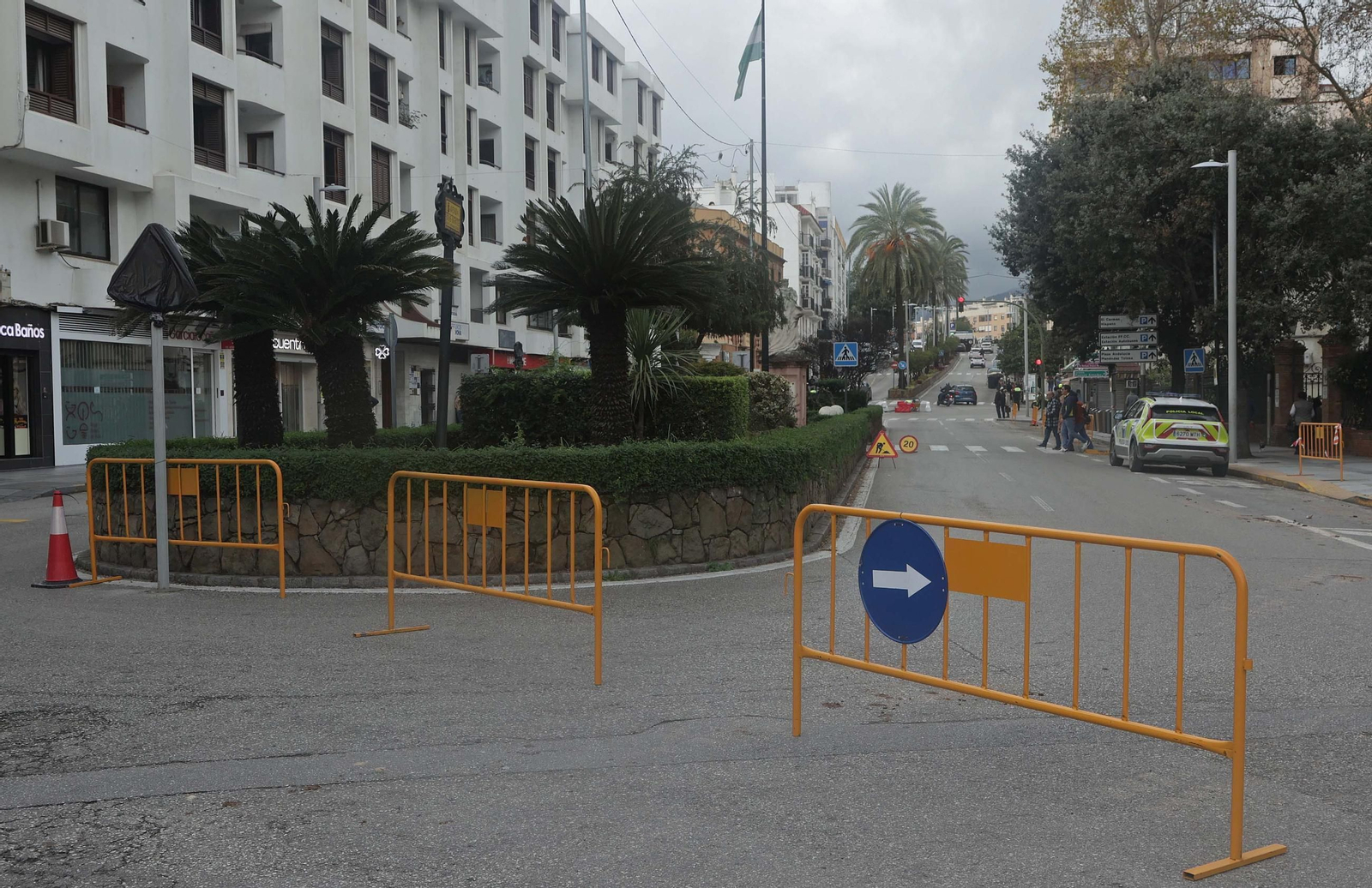 Fotos de los inicios de las obras en la calle Blas Infante de Algeciras