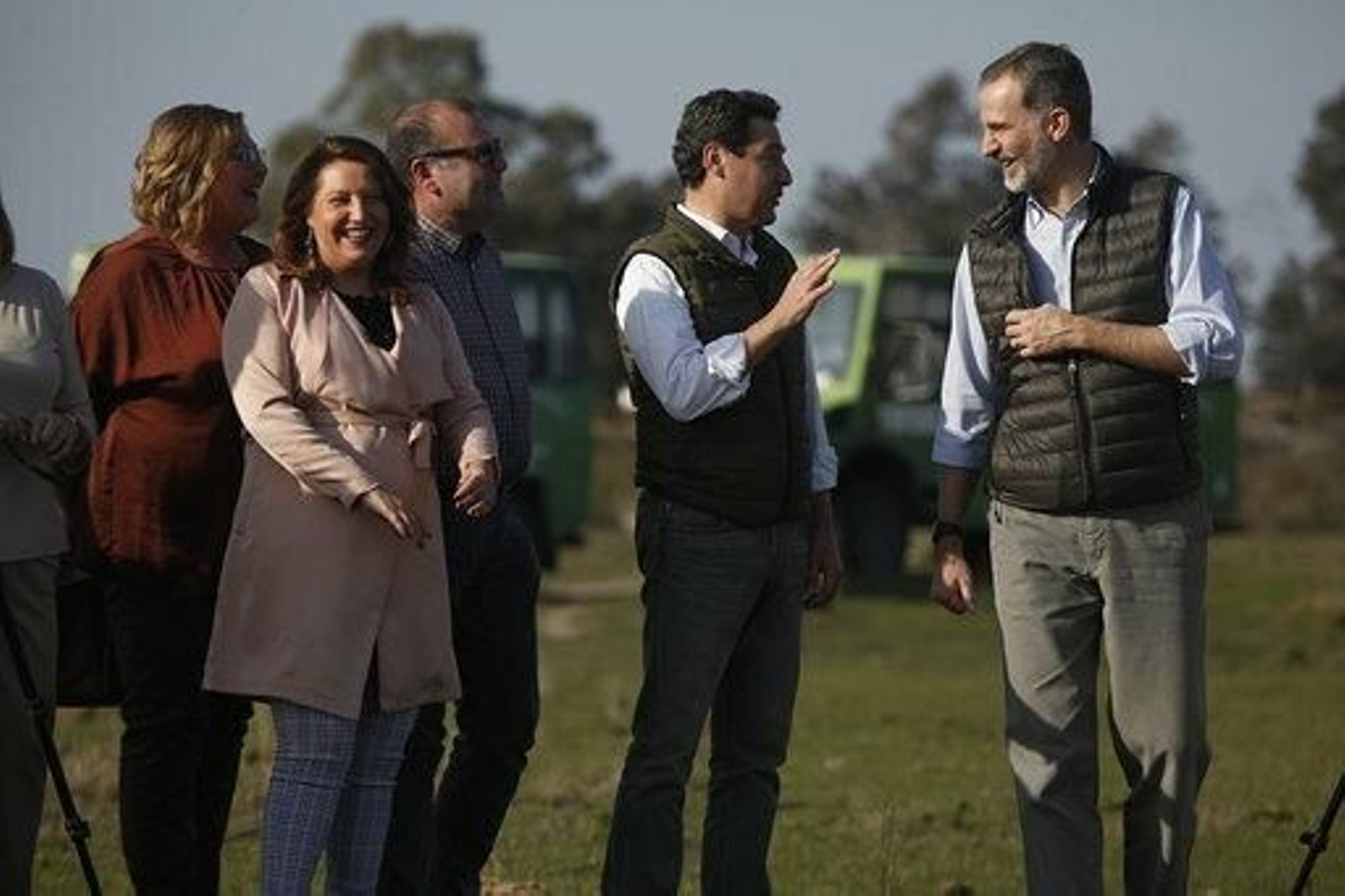Imágenes de Don Felipe y Doña Letizia en su visita a Doñana