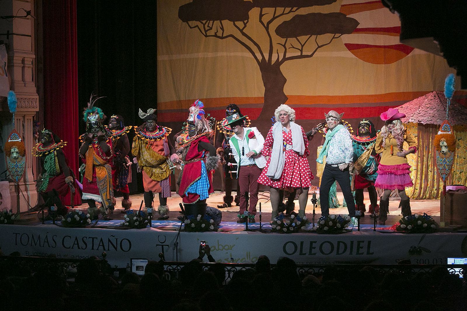 Imagen de la tercera semifinal del Carnaval Colombino