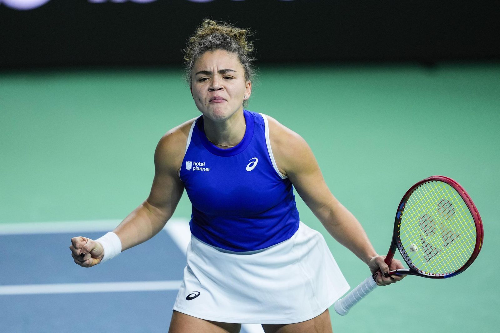 El Italia-Japón de la Billie Jean King en Málaga, en fotos