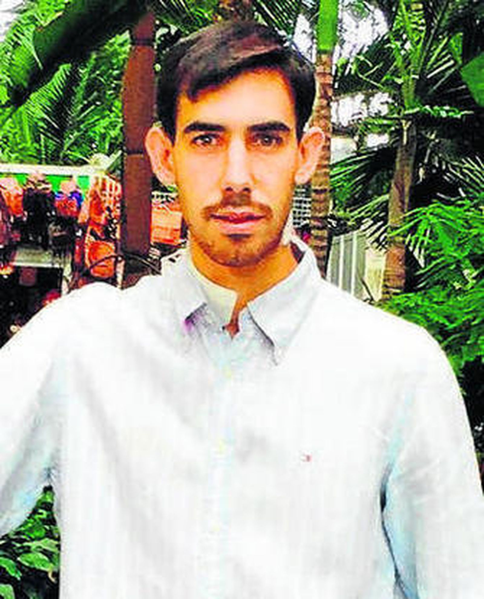 Fortes, ayer, tras salir del hospital.