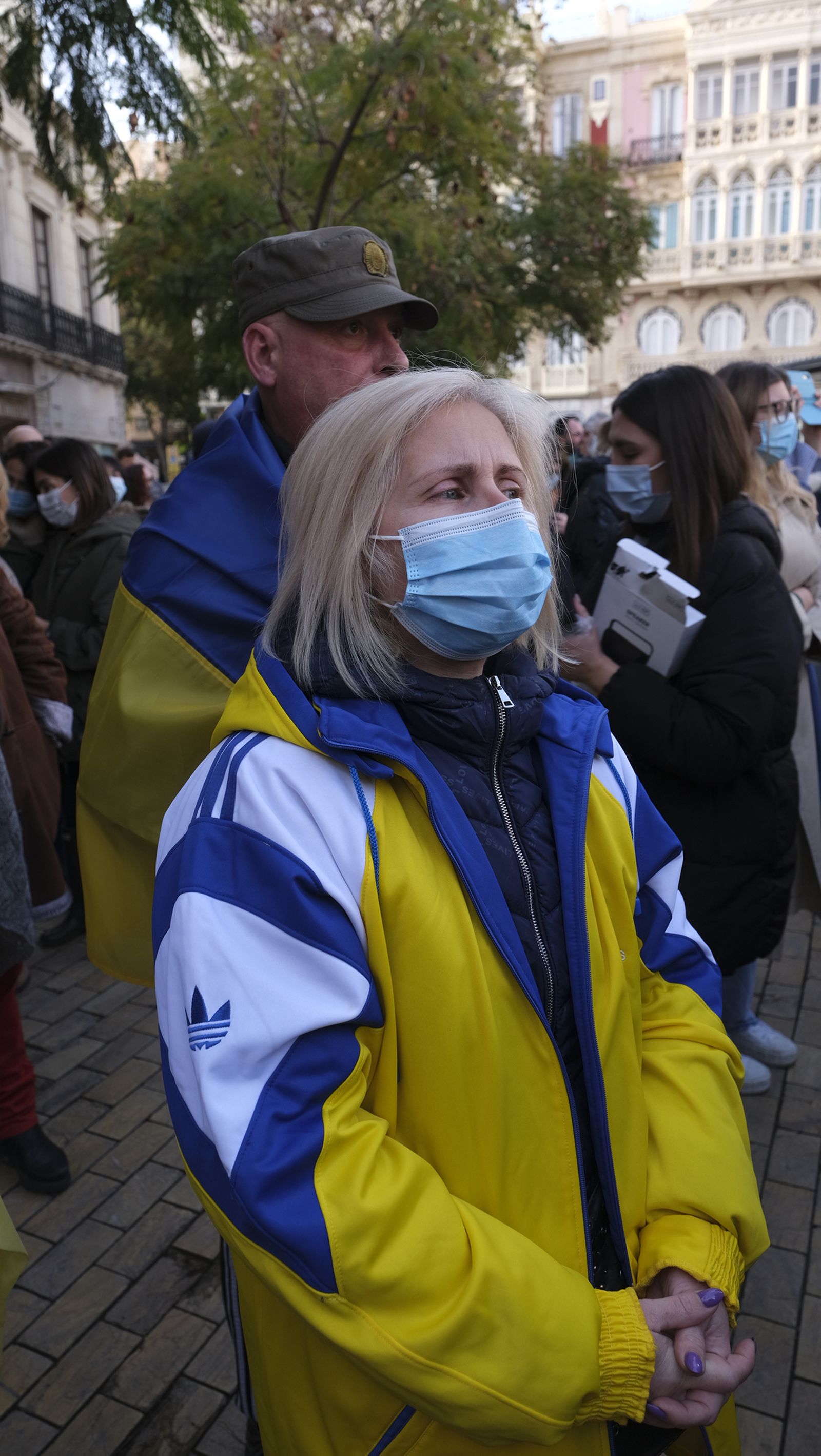 Fotogalería de las protestas contra la invasión rusa en Ucrania. Almería.