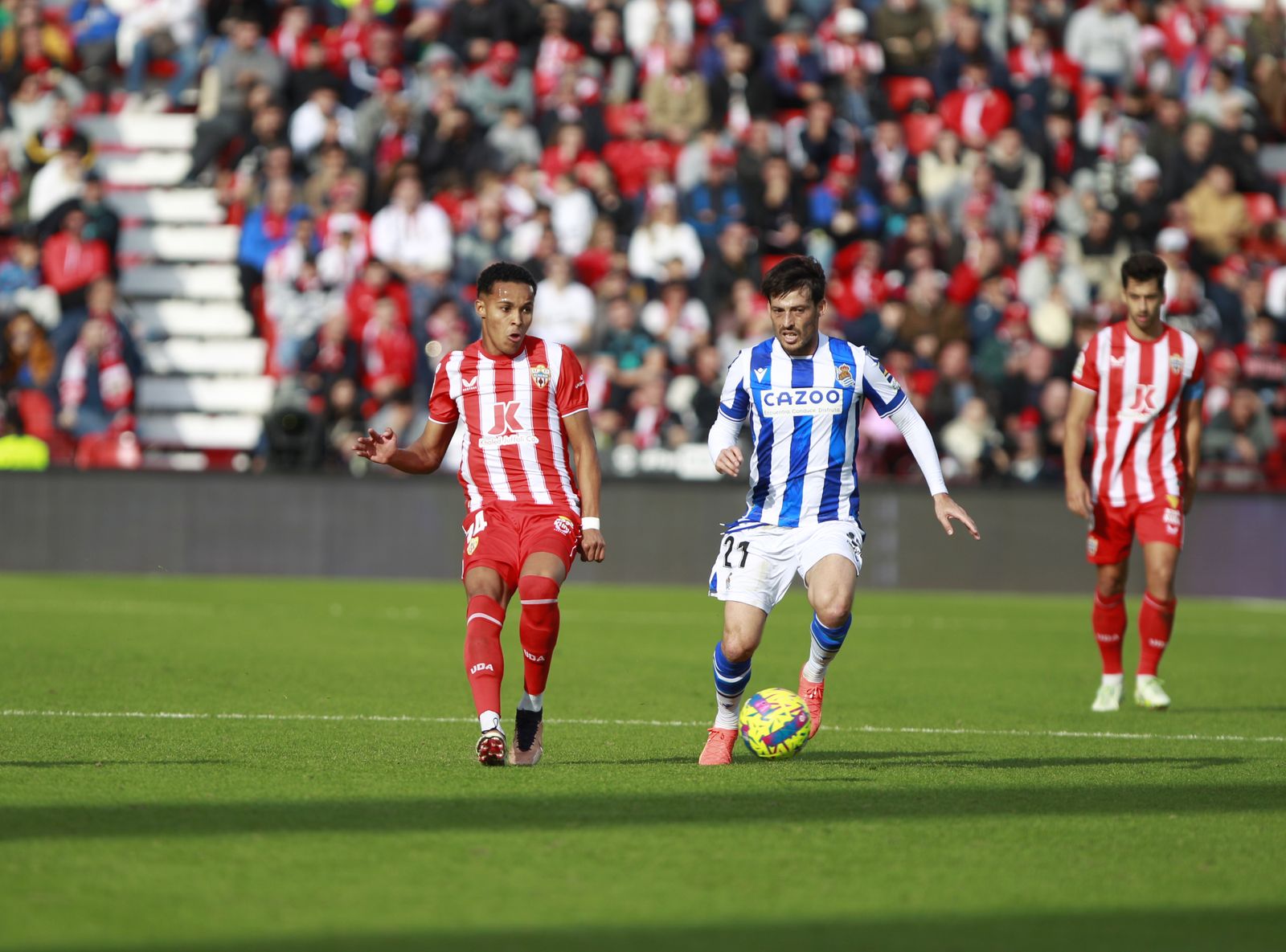 Imágenes del partido U.D. Almería-Real Sociedad