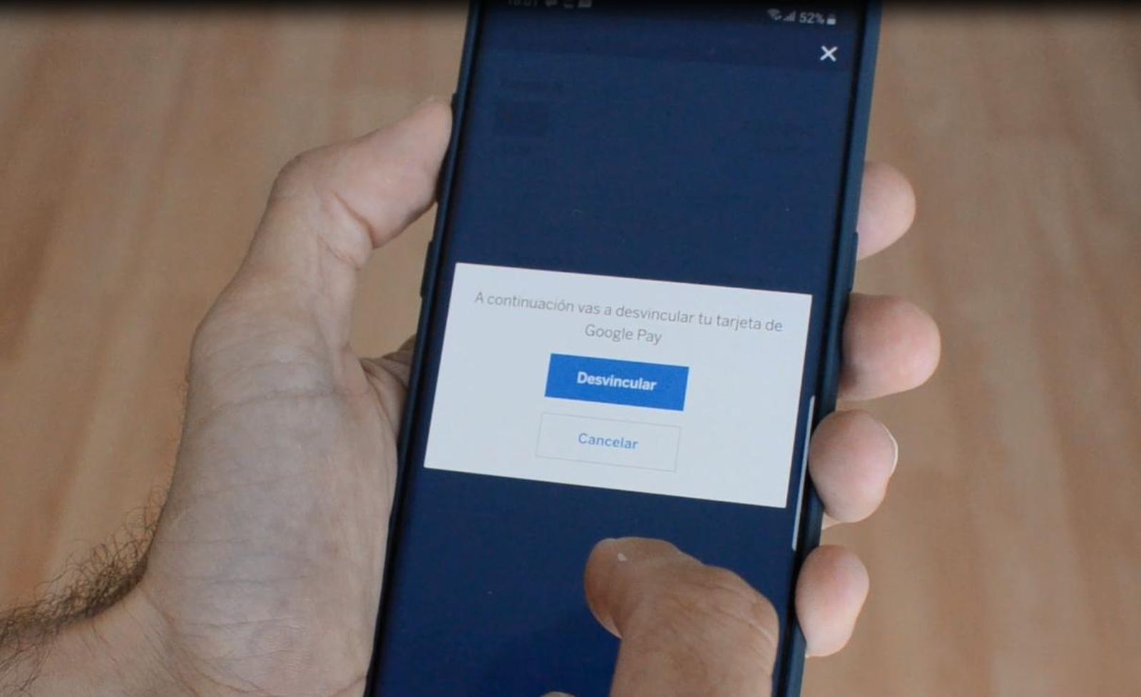 'App' de BBVA que permite asociar el pago con tarjeta a dispositivos o servicios concretos
