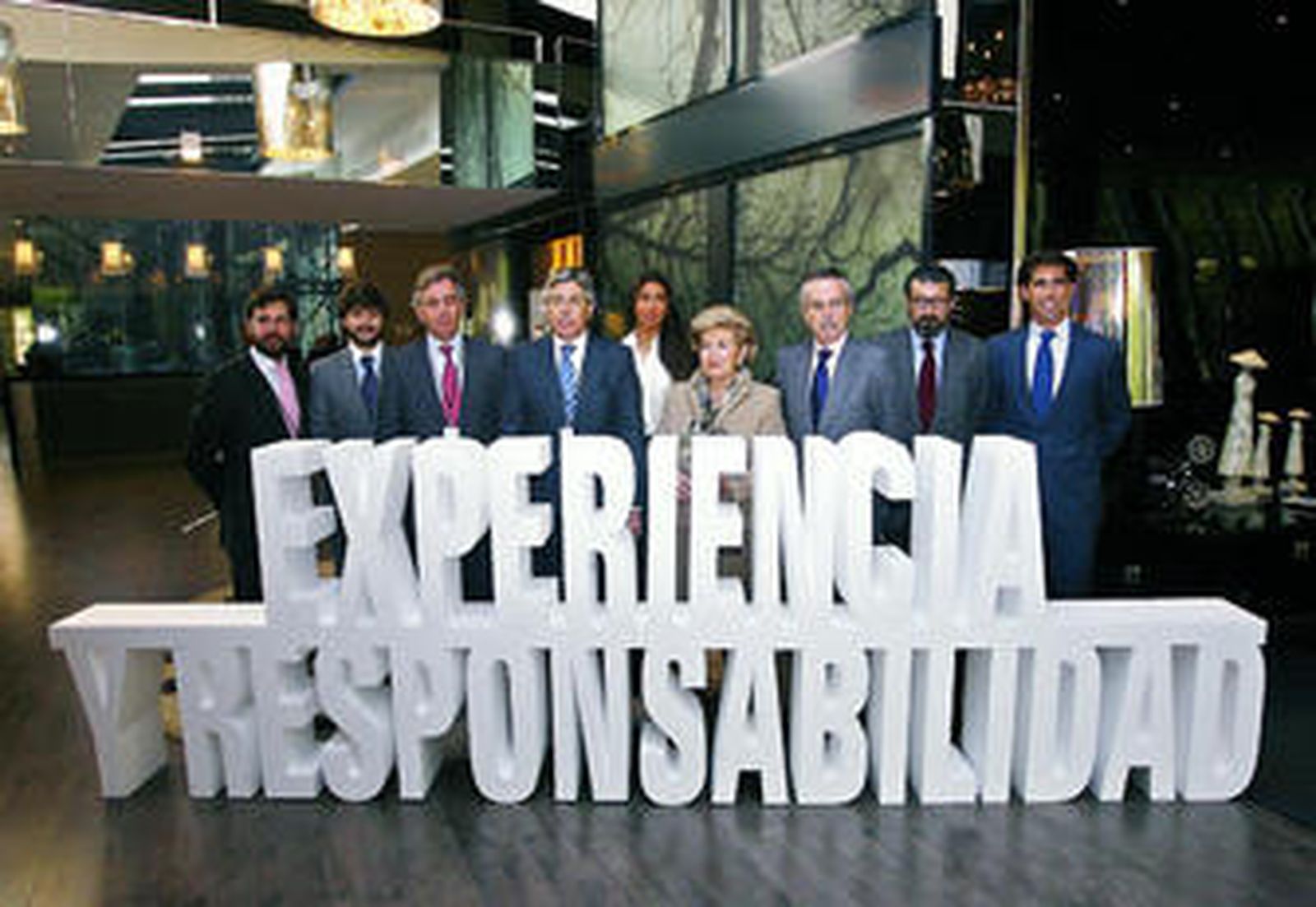 La familia Sánchez-Ramade Moreno, durante la II Convención de Directivos del grupo de empresas.