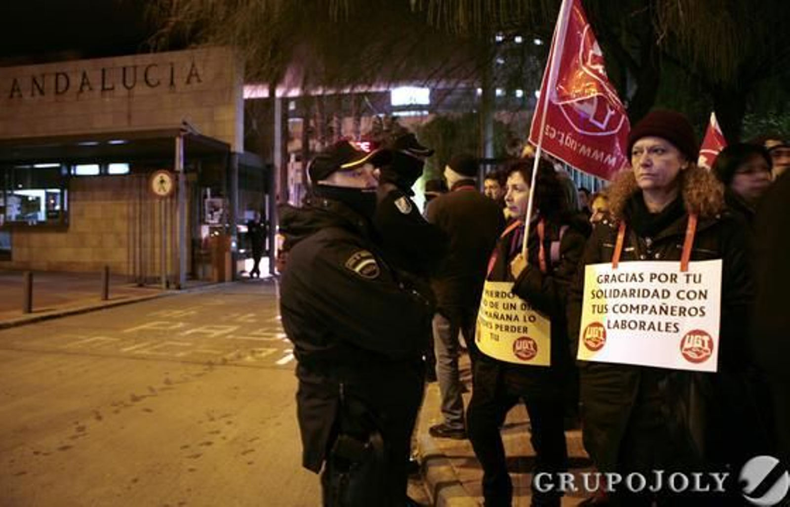 Huelga general en Torre Triana. 

Foto: Juan Carlos Muñoz