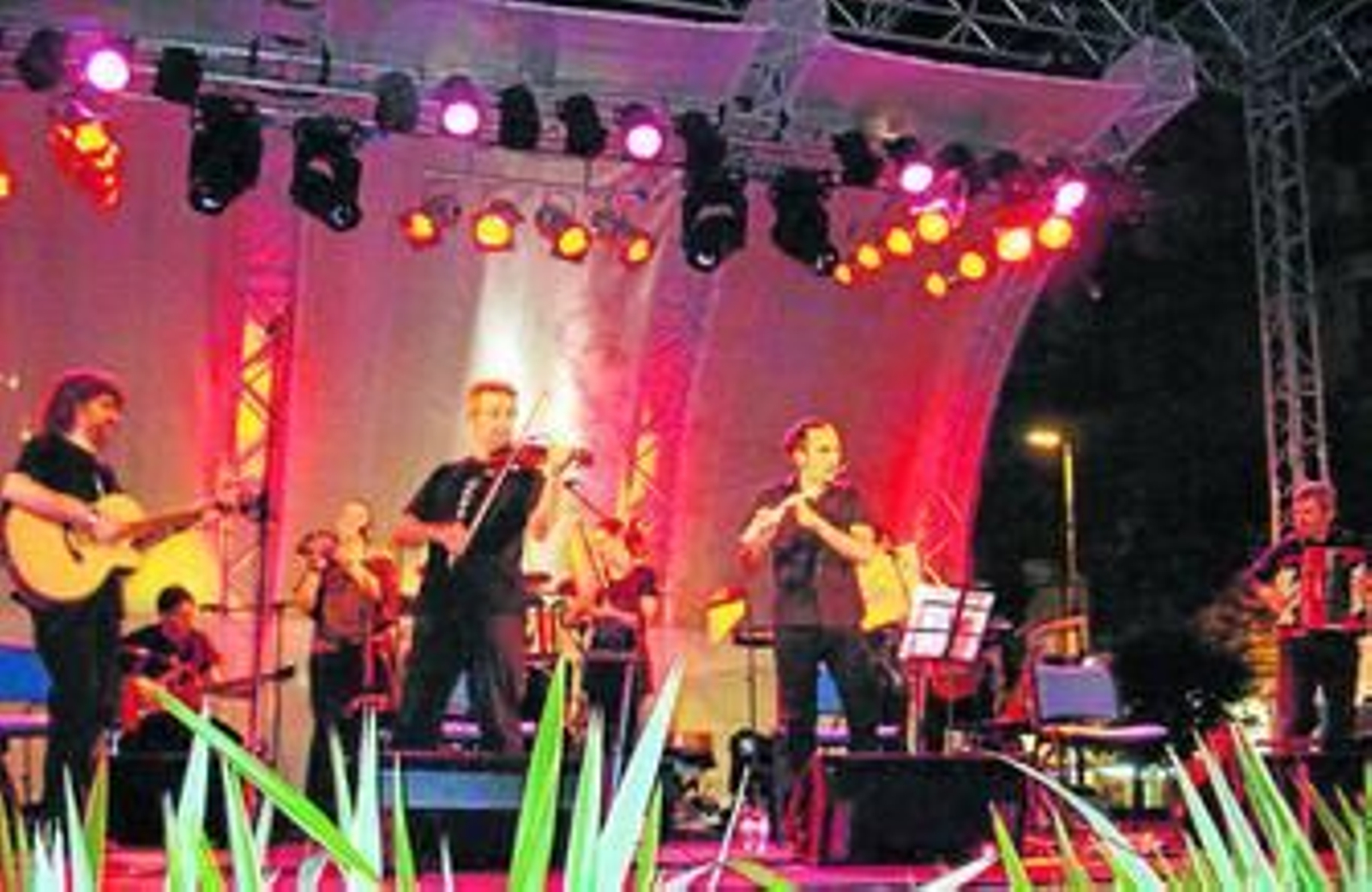 Cerandeo, durante una actuación en directo.