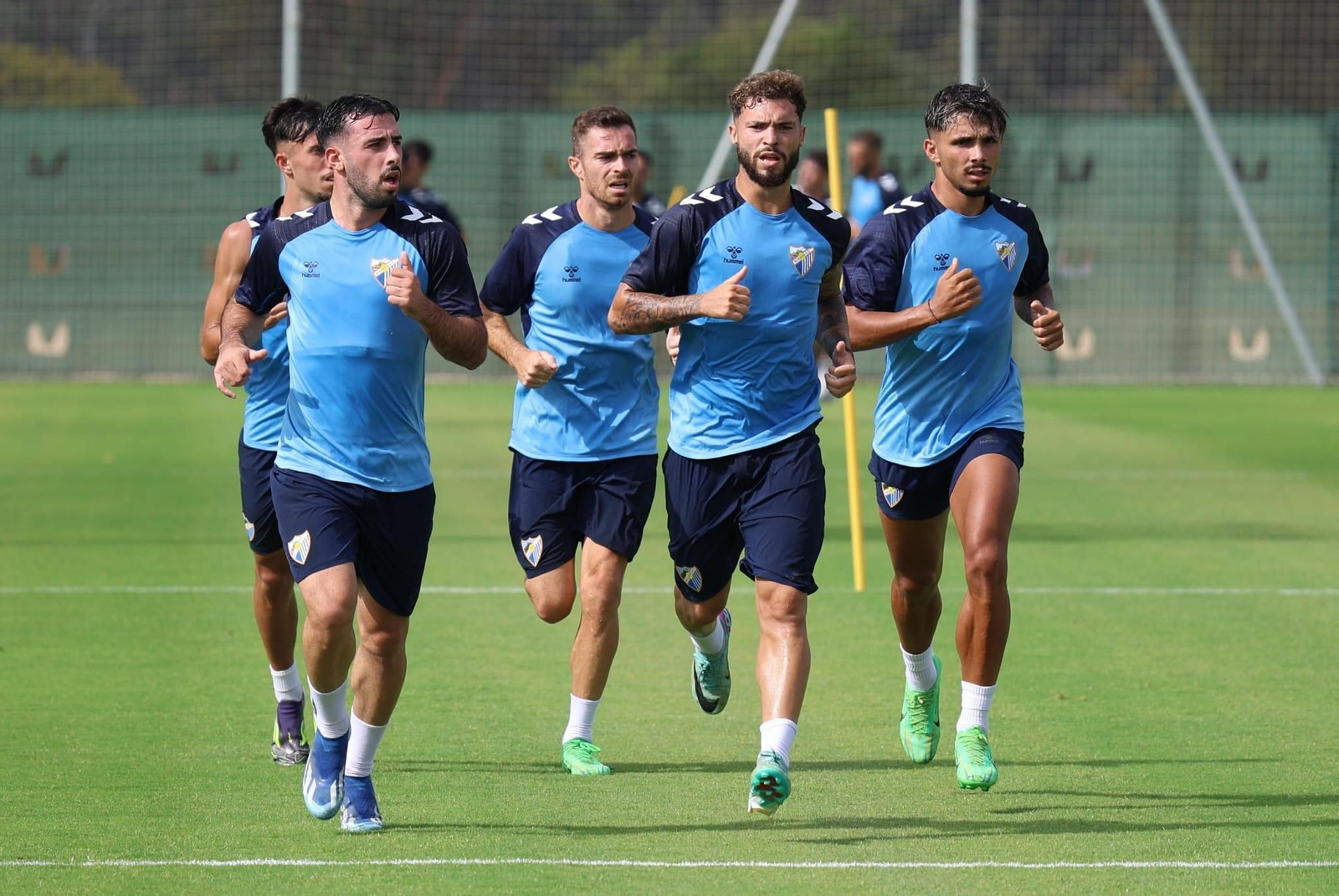 El primer entrenamiento de la semana del Málaga CF, en fotos