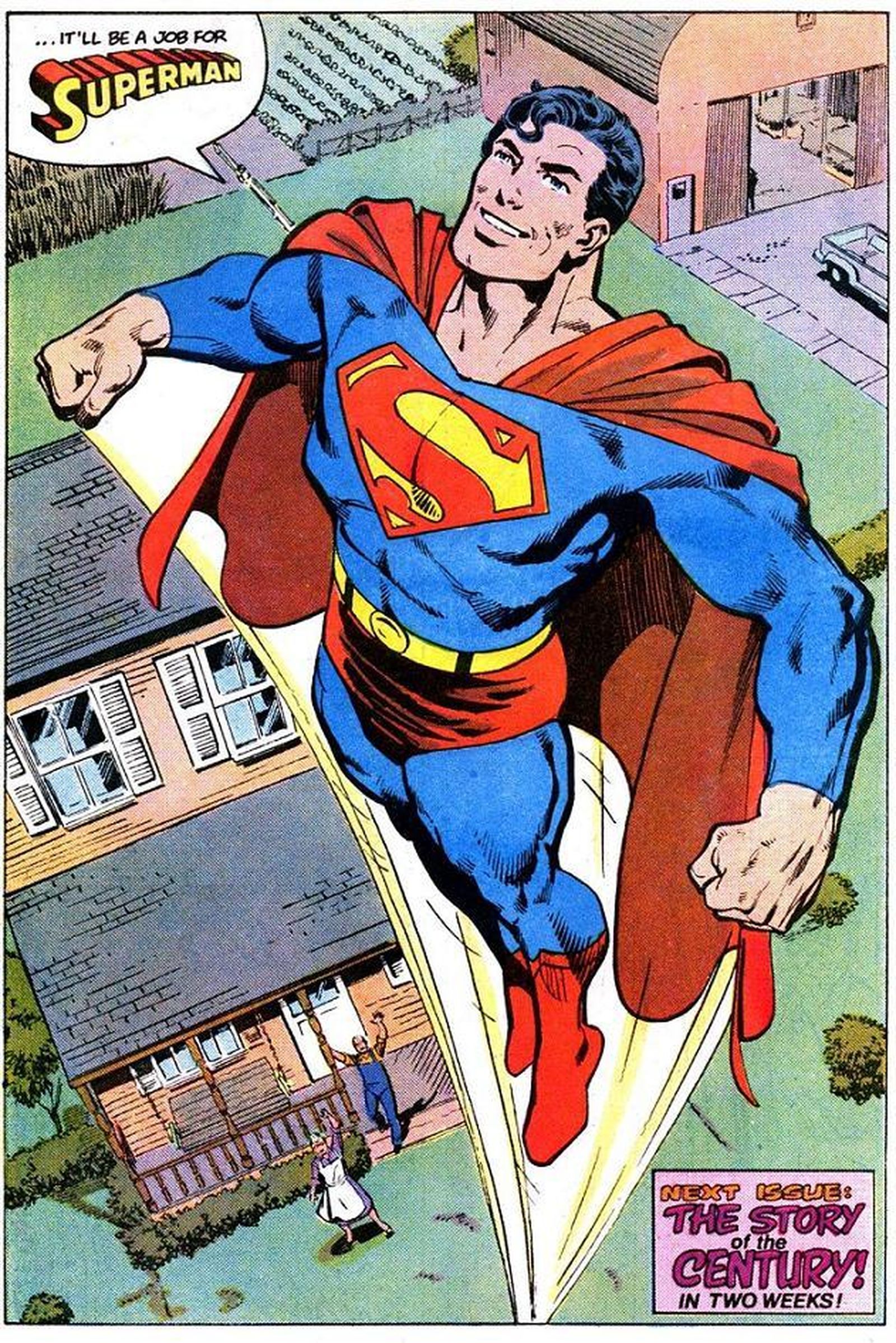 Superman , un personaje que cumple 80 años.