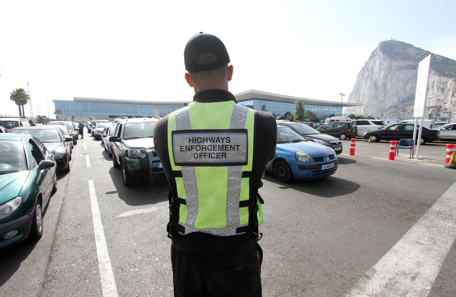 Un agente de la Royal  Police,  en la Verja en una imagen de archivo.